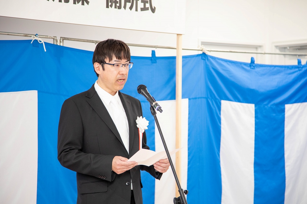 代表挨拶の様子