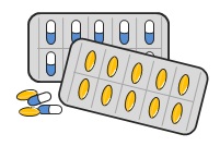 内服剤のイラスト