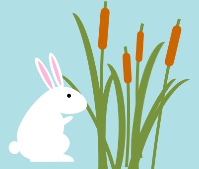 因幡の白ウサギのイラスト