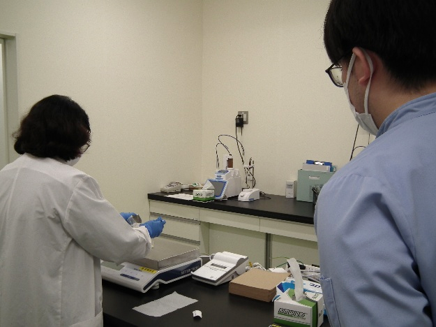 評価試験の様子